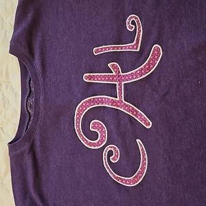 Monogrammed Sweatshirt-Purple